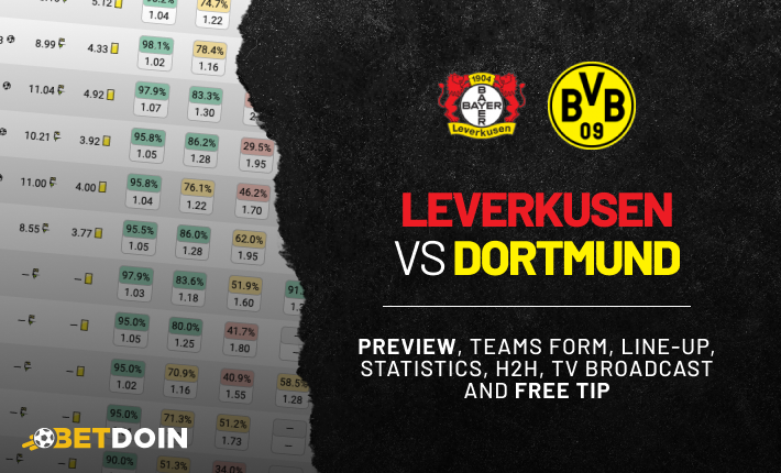 Leverkusen vs Dortmund: Preview, Free tip & Prediction