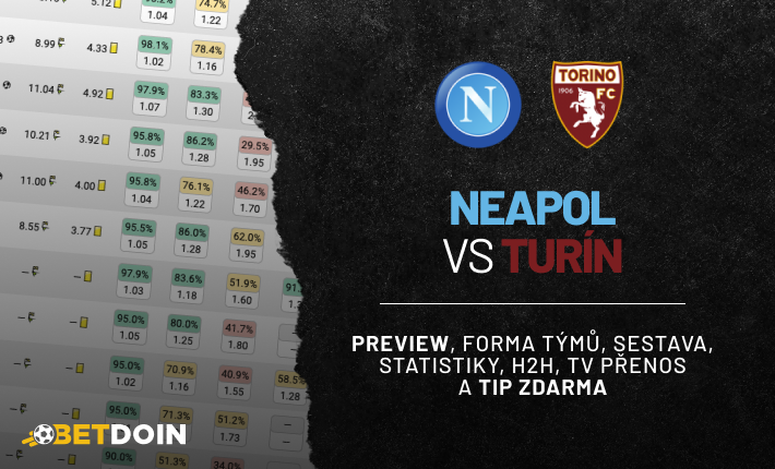 Neapol vs Torino: Preview, tip zdarma a statistiky