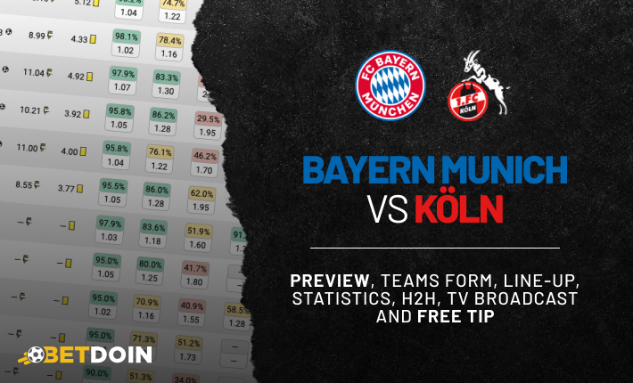 Bayern vs Cologne: Preview, Free Tip & Prediction