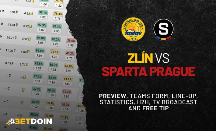 Zlín vs Sparta: Preview, Free tip & Prediction