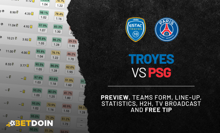 Troyes vs PSG: Preview, Free Tip & Prediction