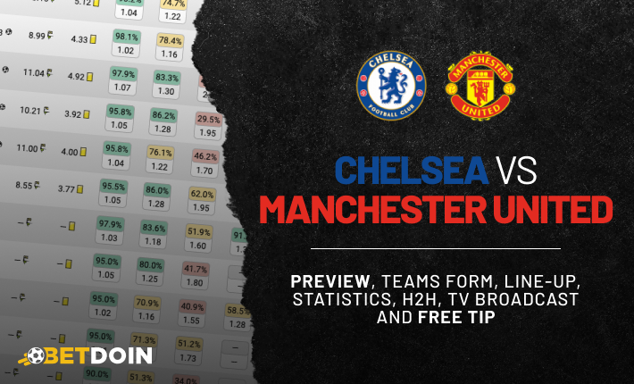 Chelsea vs Manchester United: Preview, Free tip & Prediction