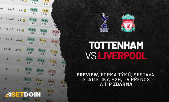 Tottenham vs Liverpool: Preview, tip zdarma a statistiky