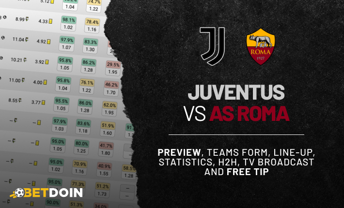 Juventus vs AS Roma: Preview, free tip and statistics