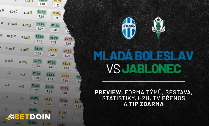 Mladá Boleslav vs FK Jablonec: Preview, tip zdarma a statistiky